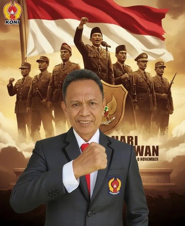 Selamat Hari Pahlawan 2025 dari KONI Provinsi Lampung