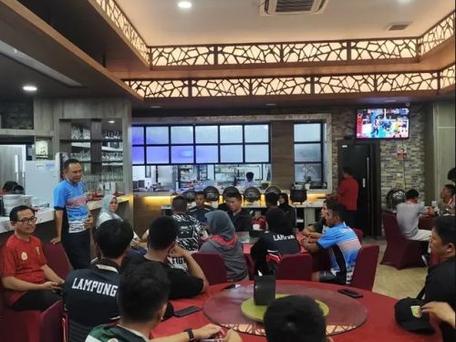 Ketua KONI Lampung Berikan Arahan kepada Atlet Jelang Laga PON Beladiri 2025