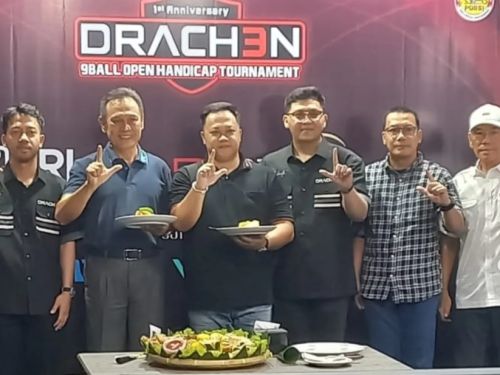 Ketum KONI: Terima Kasih Drachen Telah Turut Membina Biliar Lampung
