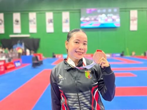 Septriani meraih medali perunggu Kata Perorangan Putri di PON Beladiri 2025 Kudus