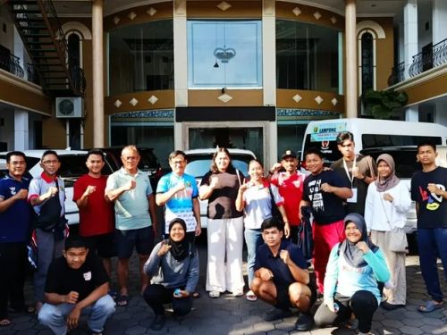 Wakil Ketua II KONI Lampung Lepas Kepulangan Tim Judo dari PON Beladiri 2025