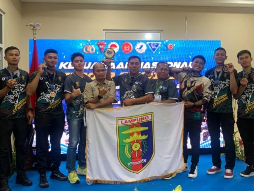 Atlet Terjun Payung Lampung meraih medali pada Kejurnas Indoor Skydiving Dankorbrimob Cup II 2025