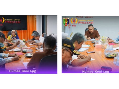 KONI Lampung Percepat Persiapan PORPROV 2026 Lewat Tim Verifikasi dan Penyusunan Juklak–Juknis