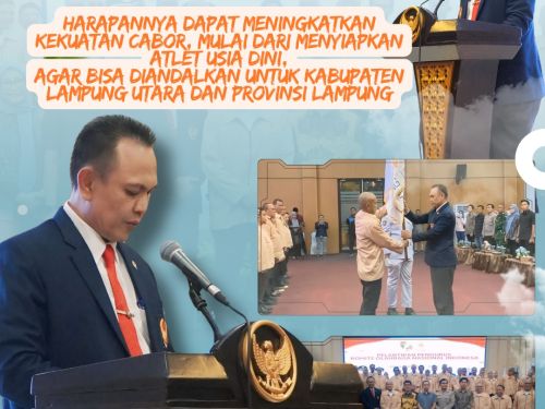 Pelantikan Pengurus KONI Lampung Utara 2026–2030, Perkuat Pembinaan Menuju Prestasi Daerah