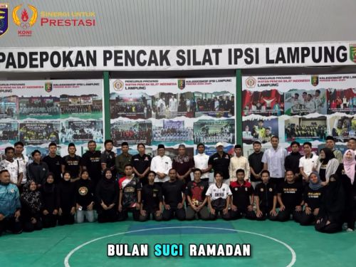Silaturahmi Ramadan IPSI Lampung Perkuat Pembinaan Atlet Pencak Silat