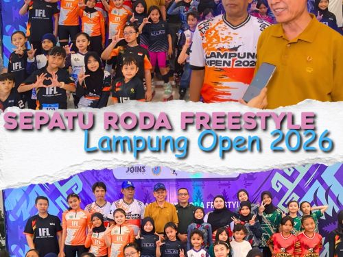 Lampung Open 2026 Resmi Bergulir, Atlet Sepatu Roda Bidik Prestasi Menuju PON 2032