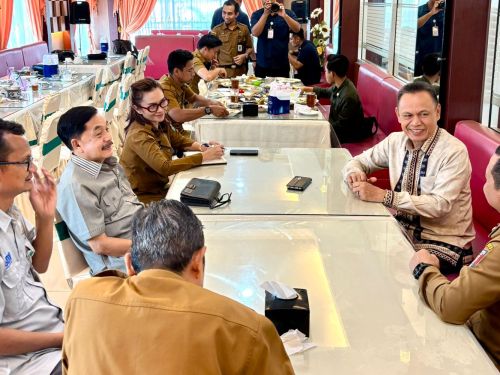 Silaturahmi KONI Lampung dengan Bupati Pringsewu bahas kesiapan venue PON 2032
