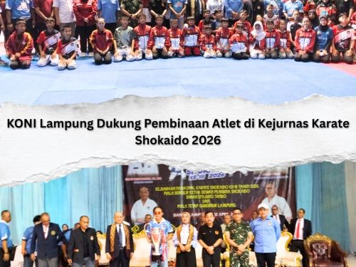 KONI Lampung Dukung Kejurnas Karate Shokaido III 2026 untuk Pembinaan Atlet