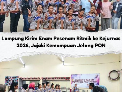 Enam Pesenam Ritmik Lampung Tampil di Kejurnas Gimnastik 2026