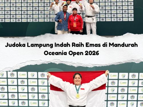 Atlet Lampung Indah meraih medali emas di Mandurah Oceania Open 2026