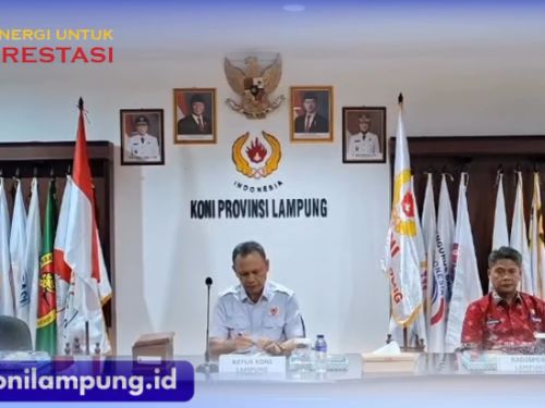 KONI Lampung Tetapkan 32 Cabang Olahraga untuk Porprov Lampung 2026