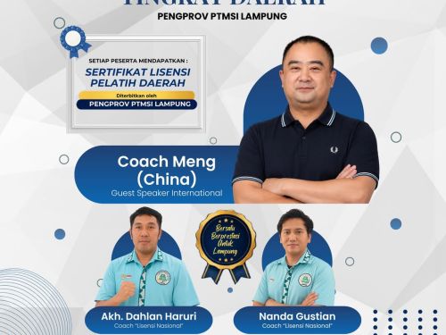 PTMSI Lampung Gelar Sertifikasi Pelatih Tenis Meja Tingkat Daerah