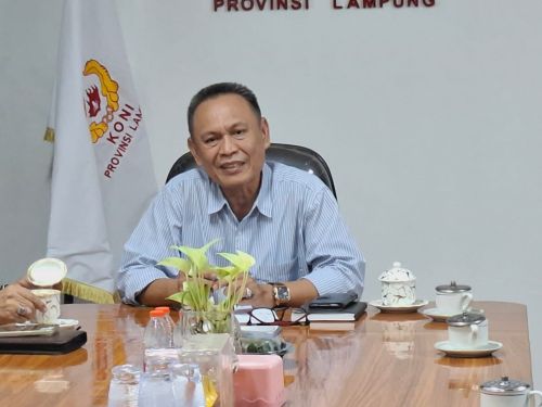 Ketua KONI Lampung mengapresiasi prestasi atlet PASI Lampung pada Kejurnas Atletik Kelompok Umur 2026.