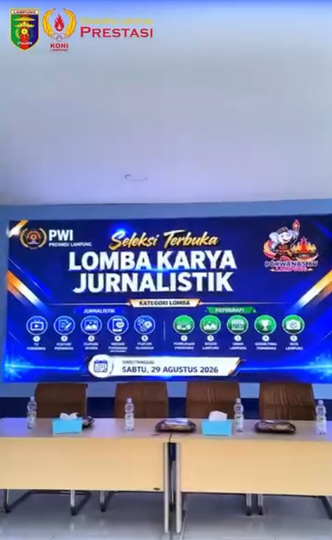 Lomba Karya Jurnalistik Jadi Sasaran Prestasi Lampung di Porwanas XV 2027