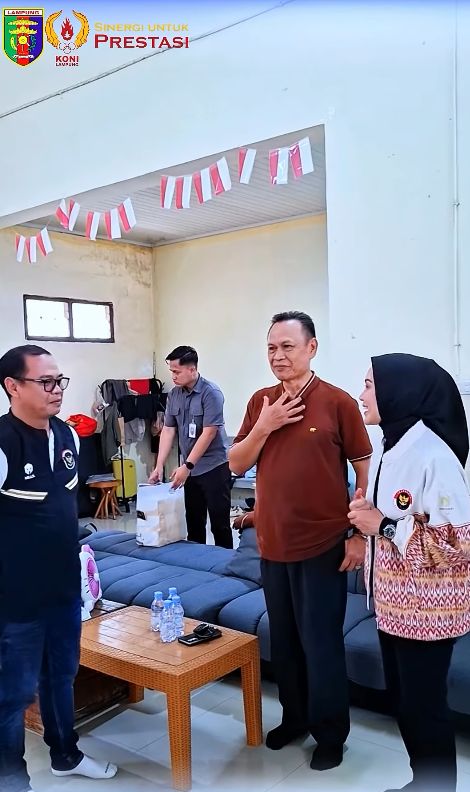 KONI Lampung Monitoring Latihan Gimnastik Ritmik, Siapkan Atlet Menuju PON 2028
