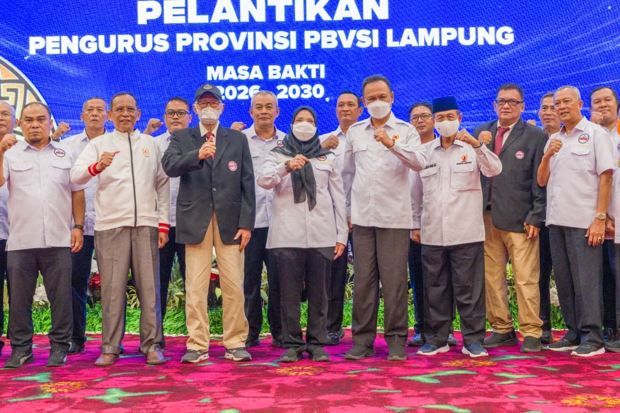 Pengurus PBVSI Lampung 2026-2030 Fokus Kembangkan Voli Kampung dan Voli Pantai