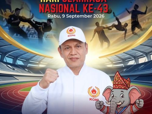 Selamat Hari Olahraga Nasional ke-43 Tahun 2026