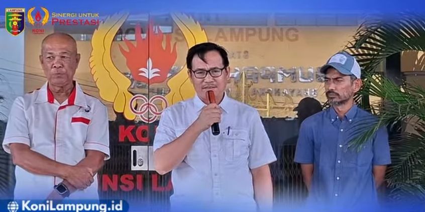 KONI Lampung Lepas 17 Atlet Petanque ke Kejurnas, Targetkan Emas dan Perak