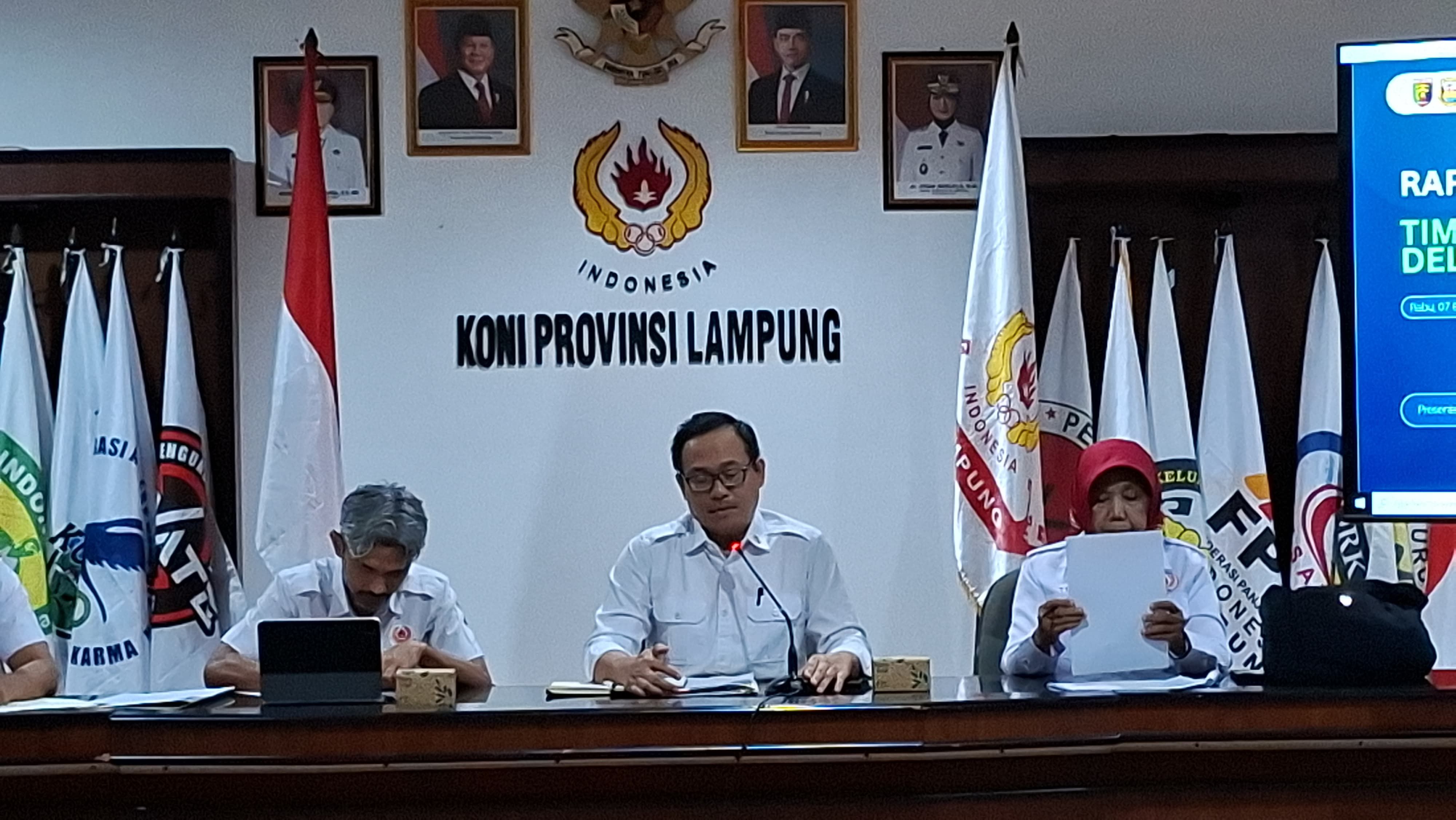 Matangkan Persiapan Porprov X, KONI Lampung Samakan Persepsi Aturan dengan Tim Keabsahan dan TD