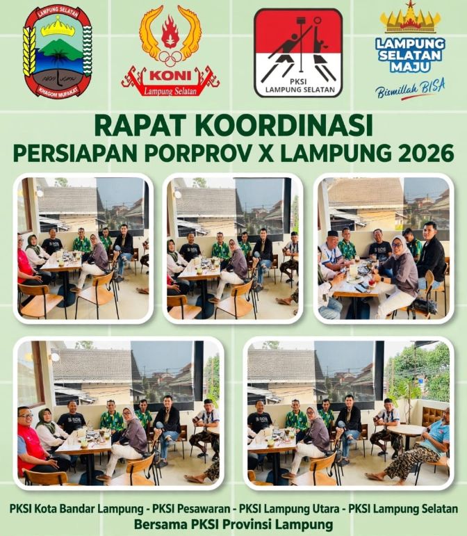 PKSI Lampung Gelar Rapat Koordinasi Bersama Empat Daerah, Matangkan Persiapan Porprov X 2026