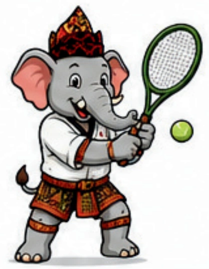 Maskot Tenis Lapangan